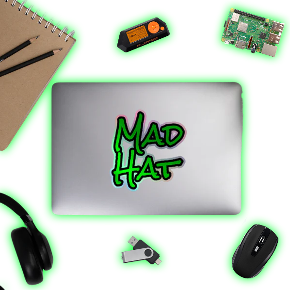 Mad Hat Holographic Decal