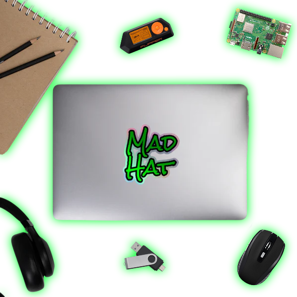 Mad Hat Holographic Decal