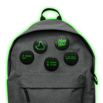 Mad Hat "Status Indicators" Pin Set
